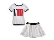 Richie House Little Girls Sports Set with Skirt 6