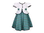 Richie House Girls Fake Suit Princess Dress With Buttons 4