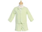 Lito Light Green Eton Short Formal Ring Bearer Easter Suit Baby Boys 6 12M