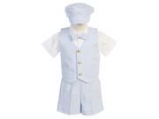 Lito Toddler Boy Size 2T Blue Vest Easter Ring Bearer Formal Suit