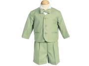 Lito Boys 2T Green Eton Short Formal Ring Bearer Easter Suit