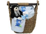 Raindrops Baby Boys Welcome Home 9 Piece Gift Set Blue 3 6M
