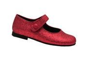 Rachel Shoes Girls Red Glitter Texture Halle Mary Jane Shoes 13 Kids