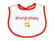 Raindrops Unisex Baby Hungrybaby Hashtag Bib Orange