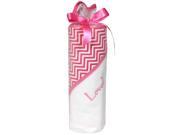 Raindrops Baby Girls Loved 2 Pc Hooded Towel Set Cotton Candy Chevron One Size