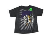 Star Wars Little Boys Grey Character Print Glow In The Dark Design T Shirt 5