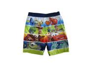 Disney Little Boys Multi Color Cartoon Character Themed Swimwear Shorts 3T