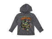 Nickelodeon Little Boys Grey TMNT Mutants Rule Turtles Hooded Top 6