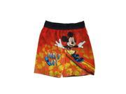 Disney Baby Boys Orange Mickey Mouse Surf s Up Print Swimwear Shorts 18M