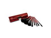 Royal Brush Gems Ruby 8 Piece Cosmetic Brush Set With Case
