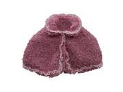 Little Girls Pink Trim Detail Soft Beautiful Design Faux Fur Cape 5
