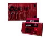 Royal Brush Guilty Pleasures Lust 12Pc Cosmetic Brush Wrap Kit