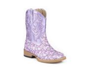 Roper Western Boots Girls Floral 6 Infant Purple 09 017 1901 1520 PU