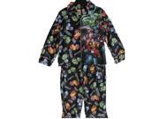 Avengers Little Boys Black Cartoon Inspired Print 2 Pc Pajama Set 4