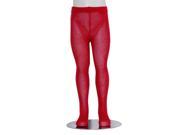 Red Piccolo Heavyweight Opaque Baby Girl Tights 0 6M