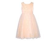 Richie House Little Girls Daffodil Floral Embellished Flower Girl Dress 4