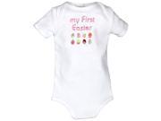 Raindrops Baby Girls Pink My First Easter Embroidered Bodysuit 0 3 Months