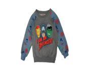 Marvel Little Boys Grey I Am An Avenger Print Long Sleeved Sweater 2T