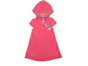 Disney Little Girls Pink Finding Dory Hooded Short Sleeved Cover Up 5