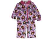 UPC 636983700127 product image for Nickelodeon Little Girls Pink Dora The Explorer Heart Print 2 Pc Pajama Set 4T | upcitemdb.com