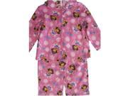 UPC 636123468825 product image for Nickelodeon Little Girls Pink Dora The Explorer Bubble Print 2 Pc Pajama Set 3T | upcitemdb.com