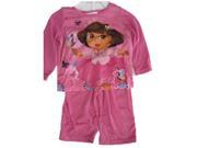 UPC 636123468757 product image for Nickelodeon Baby Girls Sky Blue Dora The Explorer Print 2 Pc Pajama Set 12M | upcitemdb.com