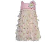 Biscotti Little Girls Multi Color Cascade Leaf Floral Adorned Easter Dress 6 Biscotti Little Girls Multi Color Cascade Leaf Floral Adorned Easter Dress 6
