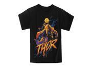 Marvel Little Boys Black Thor Character Graphic Print Short Sleeve Tee 5 Marvel Little Boys Black Thor Character Graphic Print Short Sleeve Tee 5