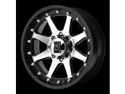 American Racing XD798 17X9 5X127 Matte Black Machined Accents XD Series Logo