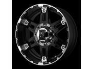 American Racing WHEEL 18X9 8X6.5 Gloss Black With Machined Accents