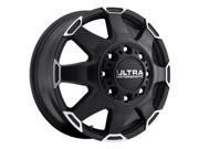 Ultra Wheels Rims 025 16X6 8 6.5 Black 025 6681FSB