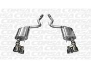 Corsa Performance 14336 Touring Axle Back Exhaust System Fits 15 16 Mustang