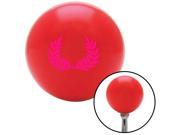 American Shifter Knob Pink 2 Branches Pointing Up Red M16x1.5