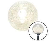 American Shifter Knob White Light Bulb Clear Metal Flake M16x1.5 American Shifter Knob White Light Bulb Clear Metal Flake M16x1.5