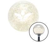 American Shifter Knob White Thunderbird Clear Metal Flake M16x1.5 American Shifter Knob White Thunderbird Clear Metal Flake M16x1.5