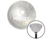 American Shifter Knob White I <3 MERCURY Clear Retro Metal Flake M16x1.5 American Shifter Knob White I <3 MERCURY Clear Retro Metal Flake M16x1.5