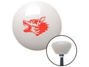 American Shifter Knob Red Angry Dog White Retro M16x1.5