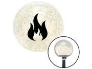 American Shifter Knob Black Flames Clear Metal Flake M16x1.5 American Shifter Knob Black Flames Clear Metal Flake M16x1.5