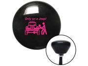 American Shifter Knob Pink Only On A Jeep Black Retro M16x1.5