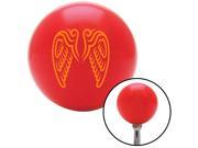 American Shifter Knob Orange Wings Conjoined in Lure Red M16x1.5