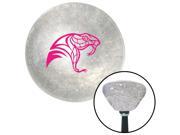 American Shifter Knob Pink Snake Profile Clear Retro Metal Flake M16x1.5