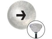American Shifter Knob Black Solid Arrow Right Clear Retro Metal Flake M16x1.5 American Shifter Knob Black Solid Arrow Right Clear Retro Metal Flake M16x1.5