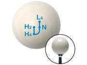 American Shifter Knob Blue Shift Pattern 56n Ivory M16x1.5 American Shifter Knob Blue Shift Pattern 56n Ivory M16x1.5
