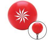 American Shifter Knob White Sharp Spinning Fan Blades Red M16x1.5