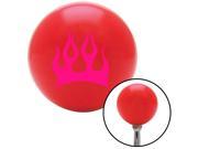American Shifter Knob Pink Crescent Flames Red M16x1.5