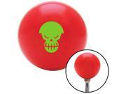 American Shifter Knob Green Scary Skull Red M16x1.5