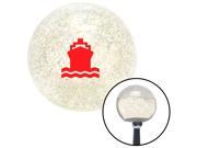 American Shifter Knob Red Cruise Ship Clear Metal Flake M16x1.5