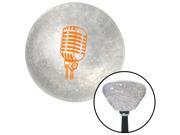 American Shifter Knob Orange Old School Microphone Clear Retro Metal Flake M16x1.5 American Shifter Knob Orange Old School Microphone Clear Retro Metal Flake M16x1.5