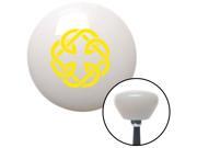 American Shifter Knob Yellow Celtic Father Daughter Symbol White Retro M16x1.5 American Shifter Knob Yellow Celtic Father Daughter Symbol White Retro M16x1.5