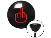 American Shifter Knob Red Smooth Middle Finger Black Retro M16x1.5